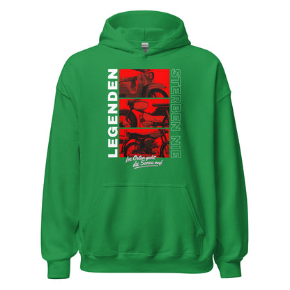 Simson Legenden sterben nie - Rot - Unisex Hoodie