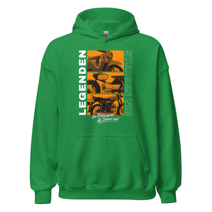 Simson Legenden sterben nie - Orange - Unisex Hoodie