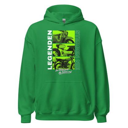 Simson Legenden sterben nie - Grün - Unisex Hoodie