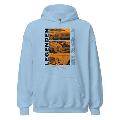 Legenden sterben nie - Orange - Unisex Hoodie