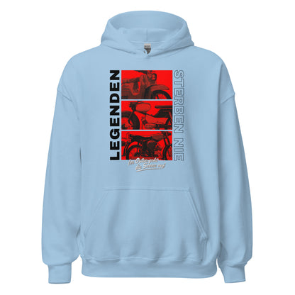 Simson Legenden sterben nie - Rot - Unisex Hoodie