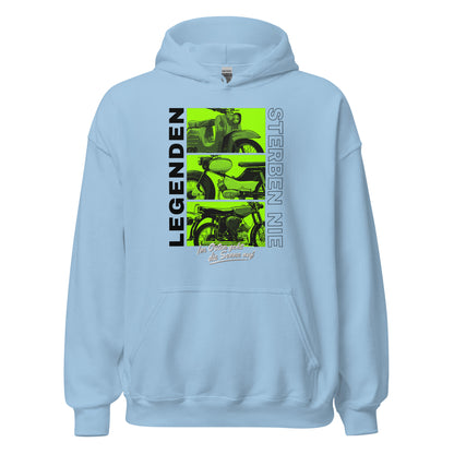 Simson Legenden sterben nie - Grün - Unisex Hoodie