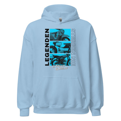 Simson Legenden sterben nie - Blau - Unisex Hoodie