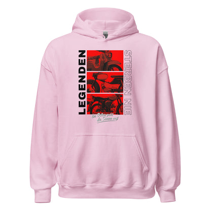 Simson Legenden sterben nie - Rot - Unisex Hoodie