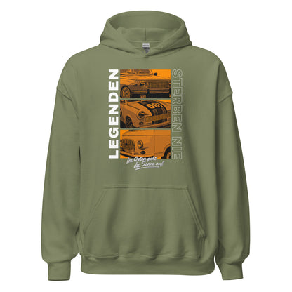 Legenden sterben nie - Orange - Unisex Hoodie