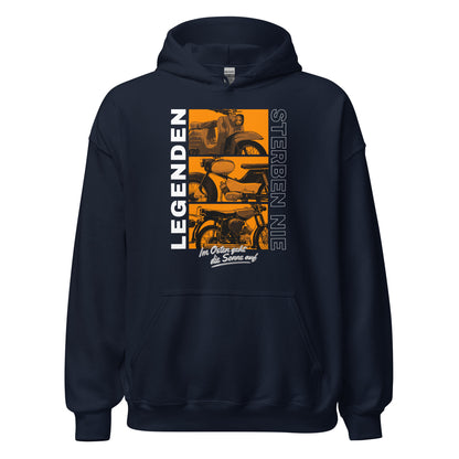 Simson Legenden sterben nie - Orange - Unisex Hoodie