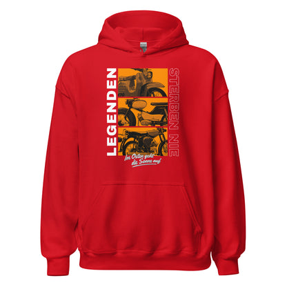 Simson Legenden sterben nie - Orange - Unisex Hoodie