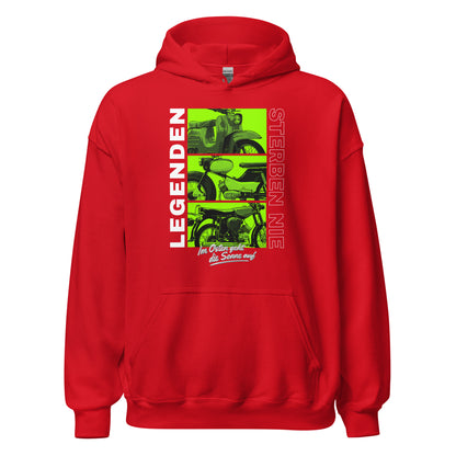 Simson Legenden sterben nie - Grün - Unisex Hoodie