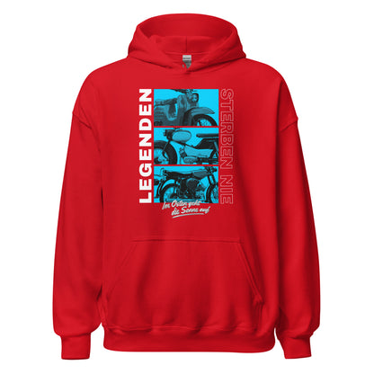 Simson Legenden sterben nie - Blau - Unisex Hoodie
