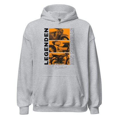 Simson Legenden sterben nie - Orange - Unisex Hoodie