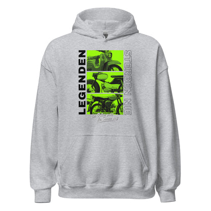 Simson Legenden sterben nie - Grün - Unisex Hoodie