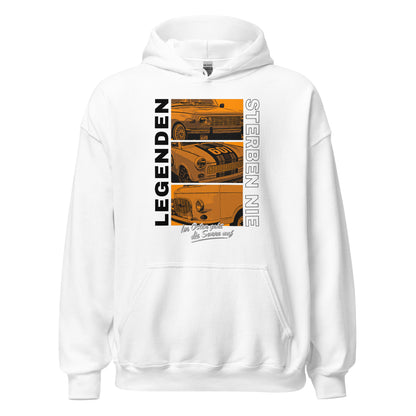 Legenden sterben nie - Orange - Unisex Hoodie