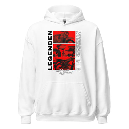 Simson Legenden sterben nie - Rot - Unisex Hoodie