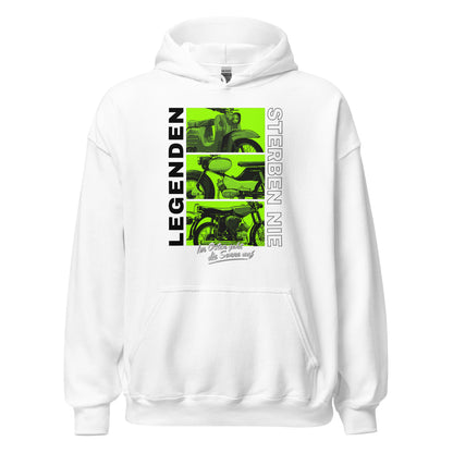 Simson Legenden sterben nie - Grün - Unisex Hoodie