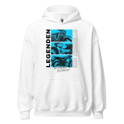 Simson Legenden sterben nie - Blau - Unisex Hoodie