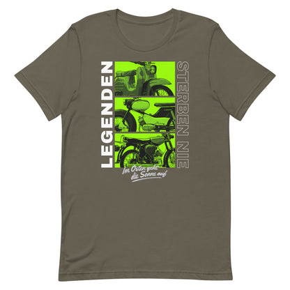 Simson Legenden sterben nie - Grün - Unisex T-Shirt