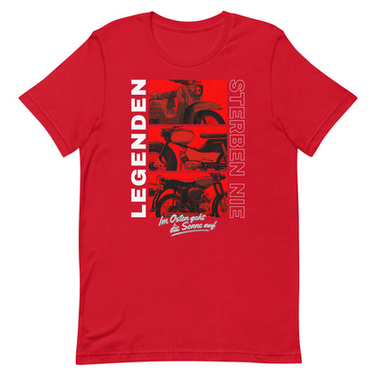 Simson Legenden sterben nie - Rot - Unisex T-Shirt