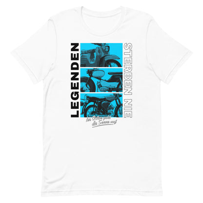 Simson Legenden sterben nie - Blau - Unisex T-Shirt
